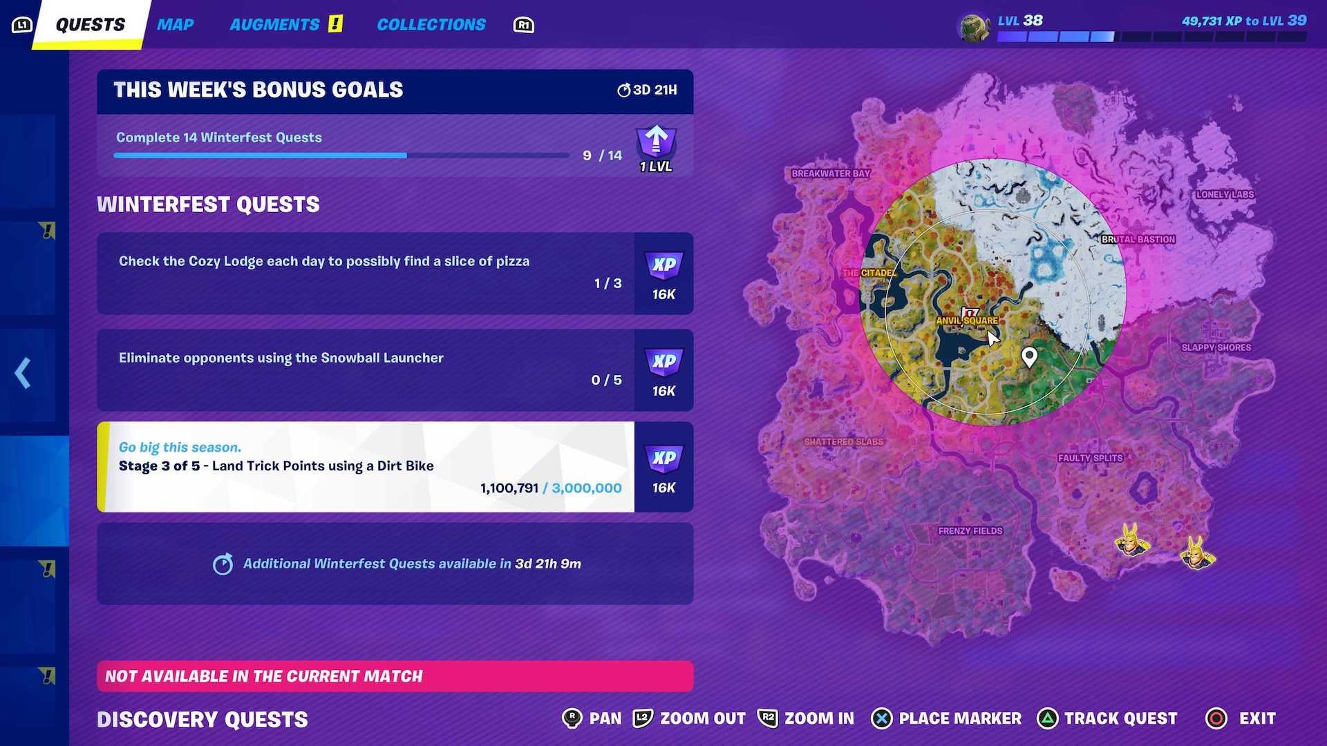 How to land Trick Points using a Dirt Bike in Fortnite